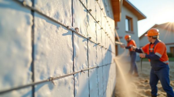 Isolation thermique par l'extérieur pour des murs nécessitant une rénovation
